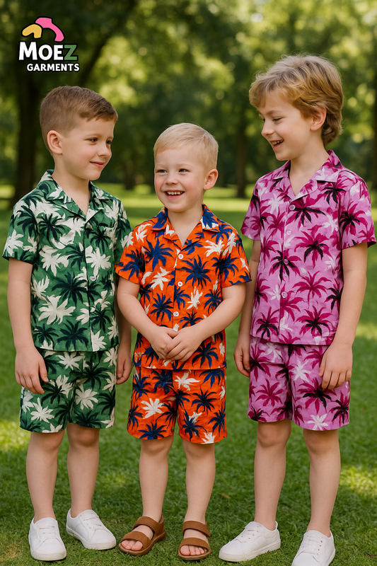 "Printed Linen Baba Suit – Lightweight & Stylish Summer Outfit "