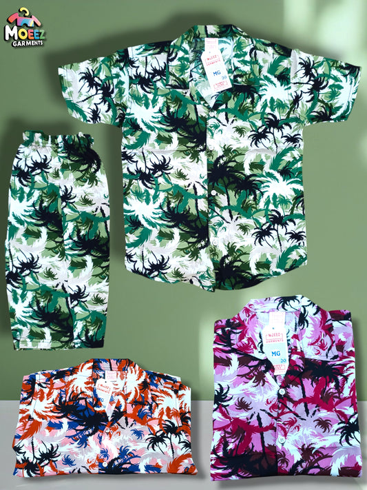 "Printed Linen Baba Suit – Lightweight & Stylish Summer Outfit "